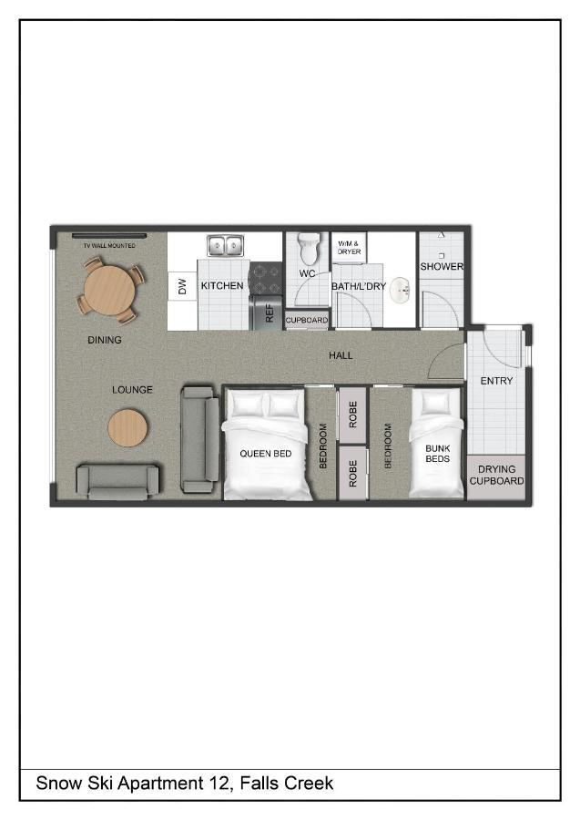 Snow Ski Apartments 12 Falls Creek Exterior foto